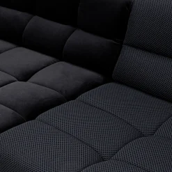 Designwerk Duży narożnik u-kształtny czarny TEMPLE