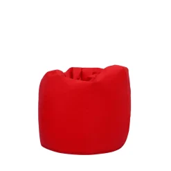 Pufy I Podnóżki| Duży worek sako z czerwonej ekoskóry MEGA