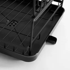 Suszarki I Ociekacze|inny Dwupoziomowa suszarka na naczynia czarna 44,3x33x26,8 cm