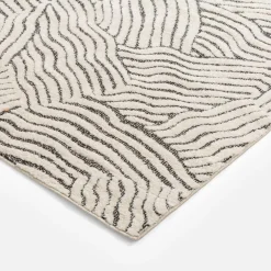 Dywany Z Krótkim Włosiem|inny Dywan abstrakcyjny beżowo-czarny DEUS 160x230 cm