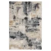 Dywan abstrakcyjny jasnoszary NOVANTA 160x230 cm