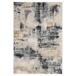 Dywan abstrakcyjny jasnoszary NOVANTA 160x230 cm
