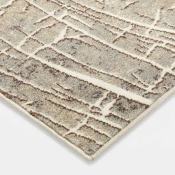 inny Dywan abstrakcyjny kremowy ARCO 60x110 cm