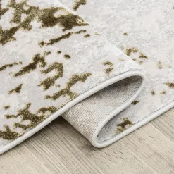 Dywany Z Krótkim Włosiem| Dywan abstrakcyjny złoty SUNSET 120x170 cm