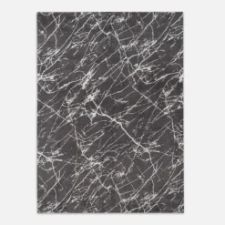 Dywany Z Krótkim Włosiem| Dywan antracytowy KAMIEŃ SOLAR 200x290 cm