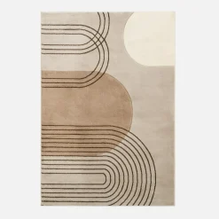 Dywany Z Krótkim Włosiem|inny Dywan art déco beżowy MILLEY 200x290 cm
