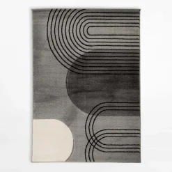 inny Dywan art déco szary MILLEY 200x290 cm