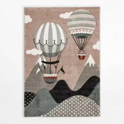Dywany Dziecięce|Dywany|inny Dywan beżowo-zielony balony BOND KIDS 160x230 cm