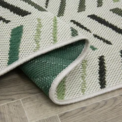 Chodniki|Dywany Zewnętrzne| Dywan beżowo-zielony na taras MUNRO 80x150 cm