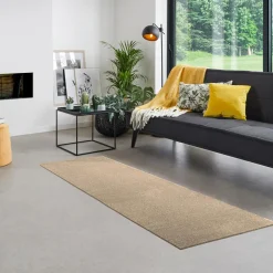 Dywany Z Krótkim Włosiem| Dywan beżowy CLEVER 80x250 cm