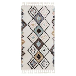 Dywany Shaggy| Dywan boho w romby ALASKA 80x150 cm