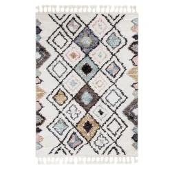 Dywany Shaggy| Dywan boho w romby ALASKA 120x170 cm