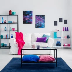 Dywany Shaggy|inny Dywan ciemnoniebieski PULY 160x230 cm