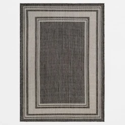 Dywany Zewnętrzne|Dywany Zewnętrzne|inny Dywan ciemnoszary PALMA 160x230 cm