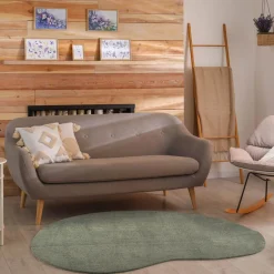 inny Dywan ciemnozielony PULY BEANS 120x170 cm