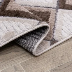 Chodniki|Dywany Z Krótkim Włosiem| Dywan 3D w romby COTTONE 80x150 cm