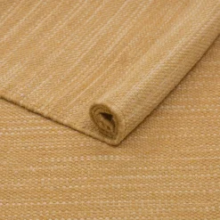 Dywan do przedpokoju boho BORG żółty 80x150 cm