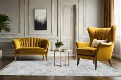 Chodniki|Dywany Z Krótkim Włosiem|inny Dywan do przedpokoju geometryczny szary TULSA 80x150 cm