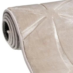 inny Dywan do przedpokoju geometryczny beżowy TULSA 80x150 cm