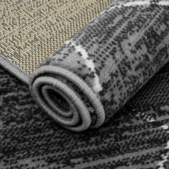 Dywany Z Krótkim Włosiem| Dywan do salonu szary GEOMETRY 120x170 cm