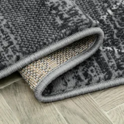 Dywany Z Krótkim Włosiem| Dywan do salonu szary GEOMETRY 120x170 cm