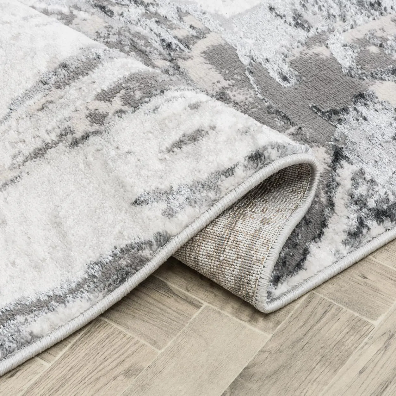 inny Dywan do salonu vintage szary SUNSET 200x290 cm