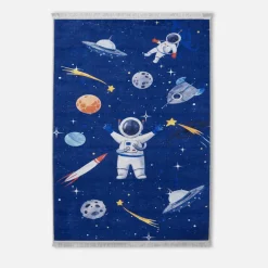 Dzieci inny Dywan drukowany niebieski SPAC PETRA 120x160 cm