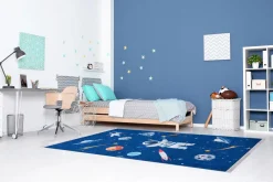 Dzieci inny Dywan drukowany niebieski SPAC PETRA 80x140 cm