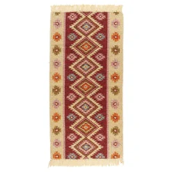 Dywan dwustronny ALBORG BORDO ROMBY 80x150 cm