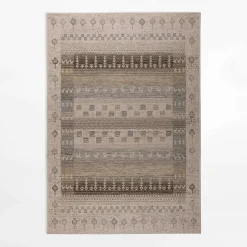 inny Dywan etniczny KEMET, szaro-beżowy, 120x170 cm