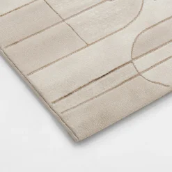 Chodniki|Dywany Z Krótkim Włosiem|inny Dywan geometryczny, beżowy MIGUEL 80x150 cm