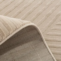 inny Dywan geometryczny beżowy WAVES 160x230 cm