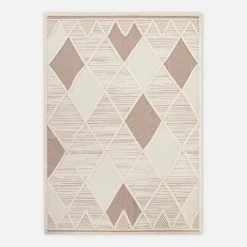 Dywany Z Krótkim Włosiem|inny Dywan geometryczny beżowy MADERA 160x230 cm