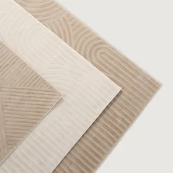 Dywany Z Krótkim Włosiem|inny Dywan geometryczny beżowy WAVES 200x290 cm