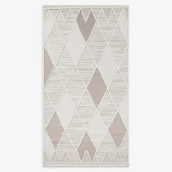 inny Dywan geometryczny beżowy MADERA 80x150 cm