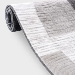 Dywan geometryczny biało-czarny BRILO 200x290 cm