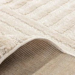 Dywany Z Krótkim Włosiem|inny Dywan geometryczny biało-kremowy MONTY 160x230 cm