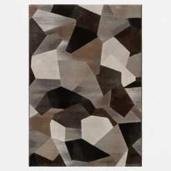 Dywany Z Krótkim Włosiem|inny Dywan geometryczny brązowy SORRENTO 160x230 cm