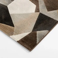 Dywany Z Krótkim Włosiem|inny Dywan geometryczny brązowy SORRENTO 160x230 cm