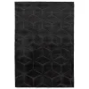 Dywany Z Krótkim Włosiem|inny Dywan geometryczny czarny TULSA 160x220 cm