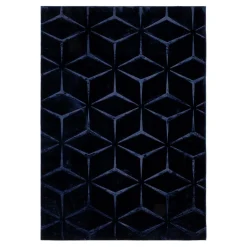 inny Dywan geometryczny granatowy TULSA 120x170 cm