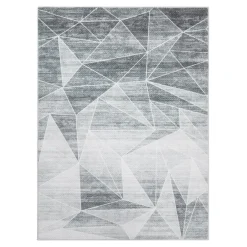 Dywany Z Krótkim Włosiem|inny Dywan geometryczny jasnoszary PUERTO 120x160 cm