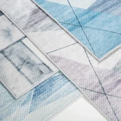 Dywany Z Krótkim Włosiem|inny Dywan geometryczny jasnoszary PUERTO 160x230 cm