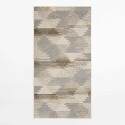 inny Dywan geometryczny KEMET ROMBY, szaro-beżowy, 80x150 cm