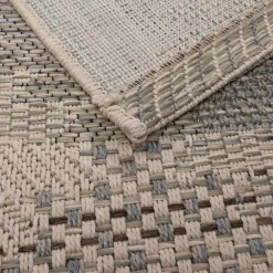 inny Dywan geometryczny KEMET ROMBY, szaro-beżowy, 80x150 cm