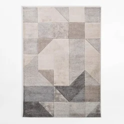 Dywany Z Krótkim Włosiem|inny Dywan geometryczny KERY, beżowo-szary, 160x230 cm