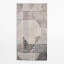 Chodniki|Dywany Z Krótkim Włosiem|inny Dywan geometryczny KERY, beżowo-szary, 80x150 cm