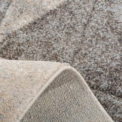 Chodniki|Dywany Z Krótkim Włosiem|inny Dywan geometryczny KERY, beżowo-szary, 80x150 cm