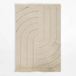 inny Dywan geometryczny kremowy MEDNOLA 160x230 cm