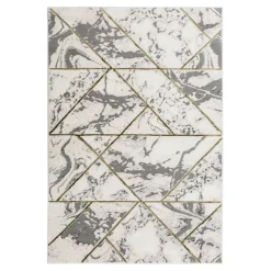 Dywan geometryczny kremowy SUNSET 120x170 cm